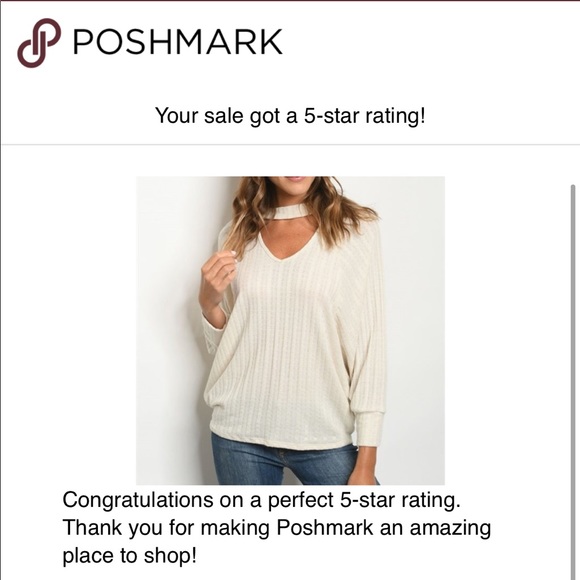 Ivory Cream Knit top - Picture 6 of 6